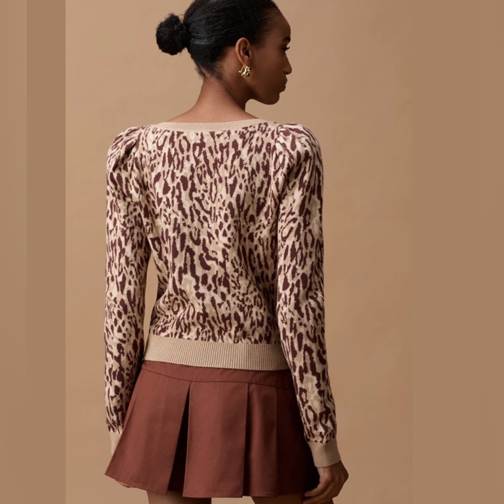 Maeve Puff-Sleeve Pullover Sweater - Picture 2 of 6
